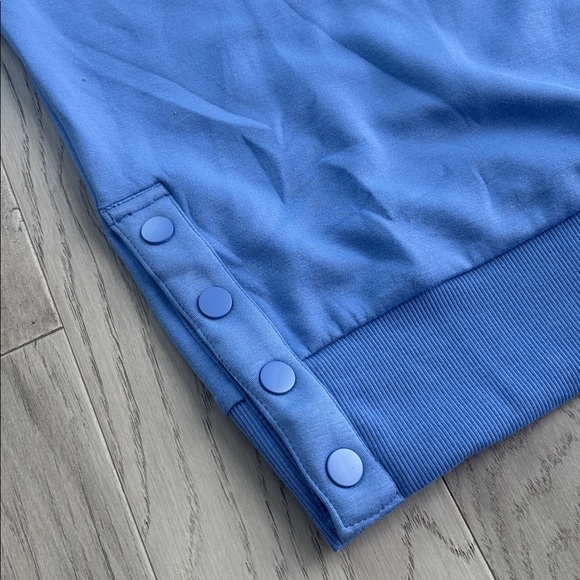 90 Degree by Reflex Softlite Scuba Sophie Crewneck Pullover Sweatshirt Blue XL - Picture 4 of 8